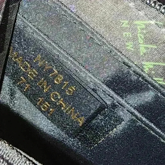 Nicole Miller Womens Blue Purse Laser Cut crossbody (O5.24.40) - Picture 6 of 7